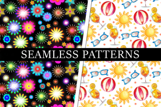 design vector repeat seamless patterns for fabric textiles