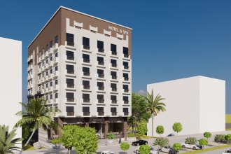 create architectural exterior and interior design 3d render