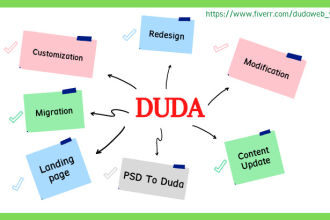 transfer your current site on duda