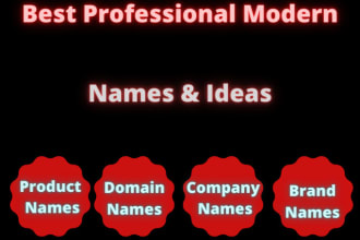 generate your product, business, domain, company, brand names, and slogans