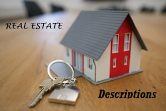 write your real estate property catchy descriptions