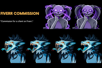 draw animal furry style commission