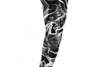 totally hand draw a custom tattoo sleeve design for you