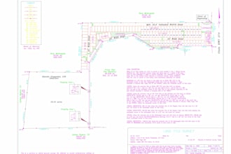 draw land survey plans for you
