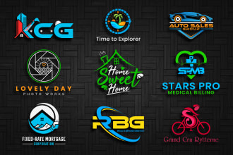 2 logo design and brand identity for your business and company