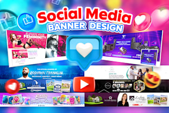 design facebook cover ads youtube banner ads