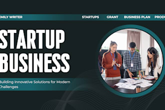 write a business plan with a financial plan for startups, business plan writer