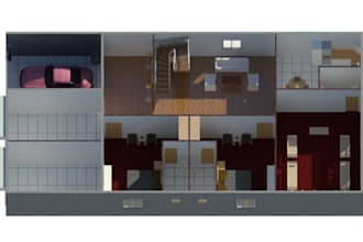 design and model architectural layout in autocad