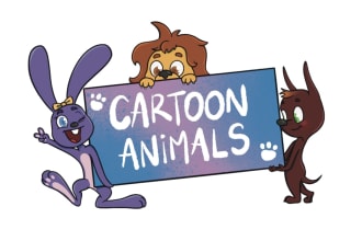 draw a cartoon animal