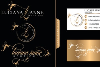 create professional signature branding logo kit