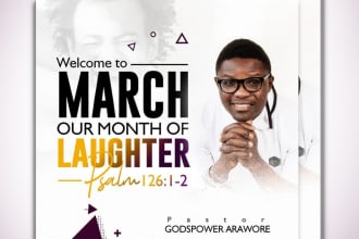 do a flyer for church, school or any event