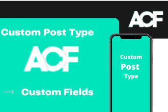 custom post type using elementor pro and advanced custom fields