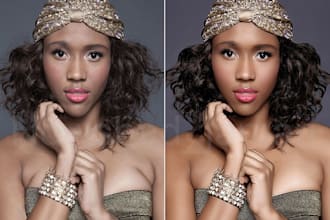 edit and retouch headshot photos and portrait retouching fast