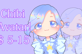 create a cute chibi icon or wallpaper for you