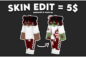 create you the best custom minecraft skin