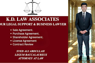 do commercial , sale, purchase, license and shareholder agreement and contract