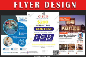design creative beauty, trucking, dispatch, funeral, gaming flyer
