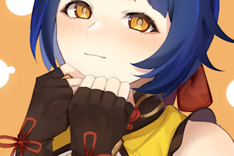 draw your characters and fanart in my anime style