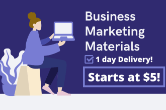design business flyers and other marketing materials