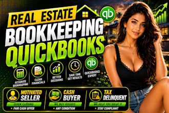 real estate bookkeeping quickbook tax delinquent code violation motivated seller