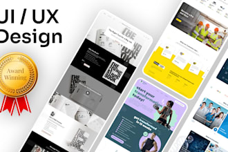 design professional UI UX websites