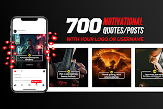 design motivational quotes,inspirational  quotes or posts for instagram