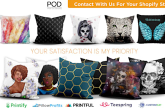 design custom pillows, cushion cover, floor mat, doormat, bedsheet