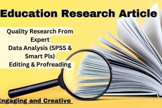 assist in writing education research article