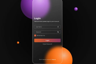 design glassmorphism UI UX for android,iso mobile app