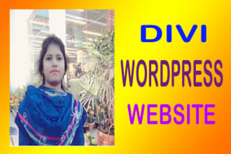 be expert for divi theme or customization or divi wordpress website