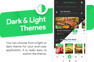 develop multi vendor grocery delivery flutter apps