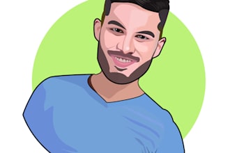 create a realistic or cartoon caricature  from your photo