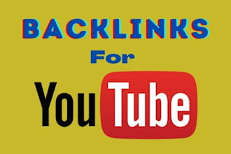 do SEO backlink for youtube video promotion