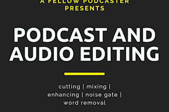 edit your podcast episode or other audio recording