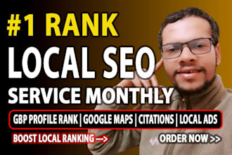 do local SEO service to rank website and google business profile