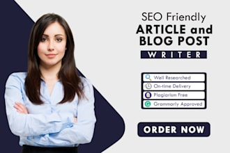 write high quality articles and blog posts