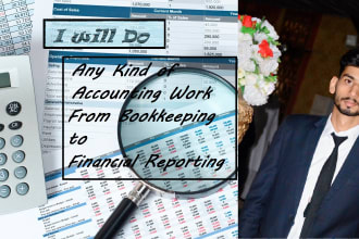 do accounting,bookkeeping and financial reporting projects