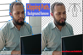 do clipping path, background removal