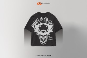 make unique abstract streetware for t shirt and hoodie