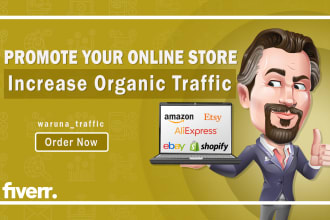 drive keywords targeted traffic from google to promote your online store