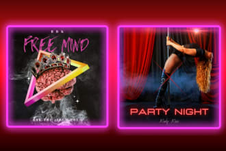 design album cover, cd or dvd cover art