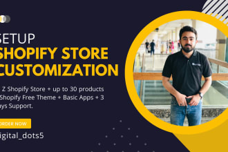 customize and clone shopify store, shopify website, dropshipping website