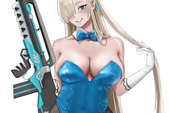 illustrate anime character for you