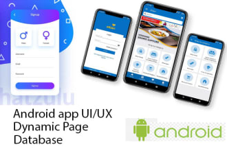 develop an android mobile app in android studio
