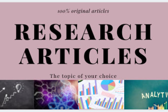 write plagiarism free articles on the topic of your choice