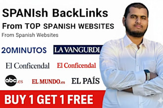 provide spanish backlinks from top spanish sites, da 90 plus sites, spanish SEO