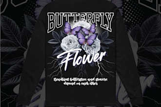 do custom graphic t shirt design for your merch