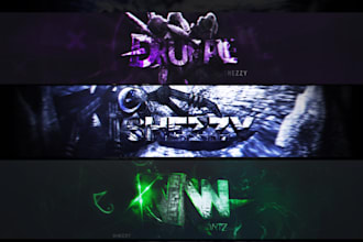 do 3d youtube banner for you