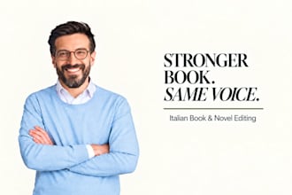 edit and proofread your italian book or novel