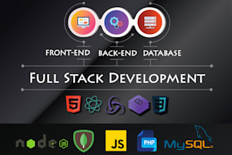 be your full stack web developer react js, node js, php, javascript expert